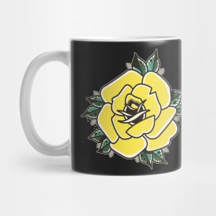 Yellow Rose Tattoo Mug